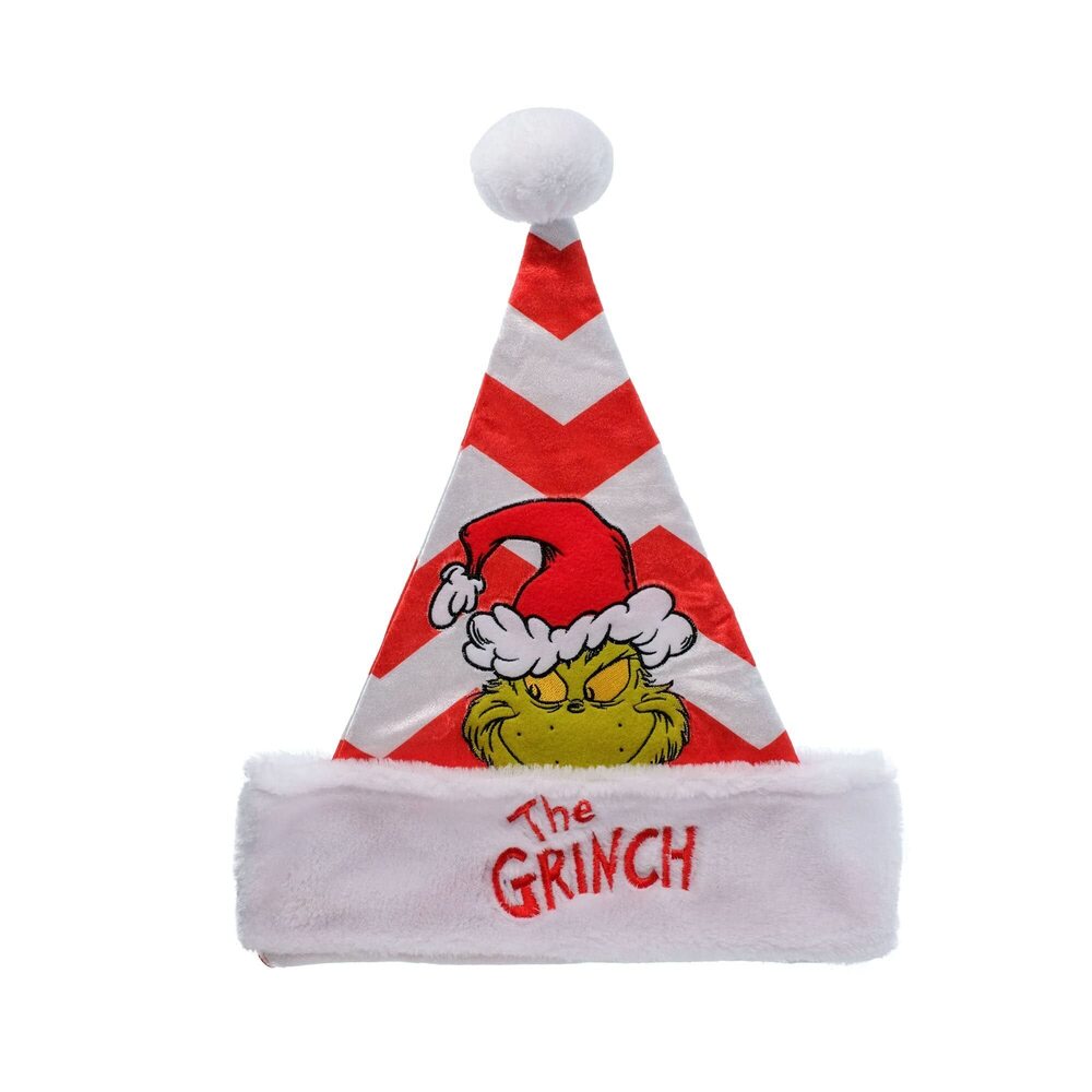 1860 Dr Seuss How the Grinch Stole Christmas Hat, 16" Santa Hat Party